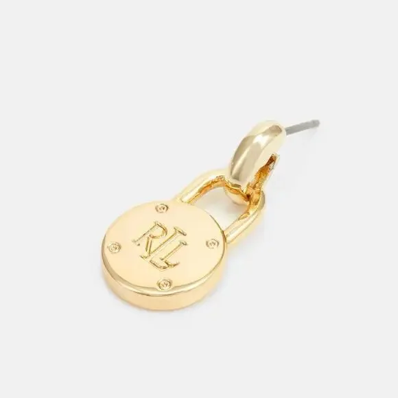 Lauren Ralph Lauren Padlock Drop Earrings - Picture 4 of 5
